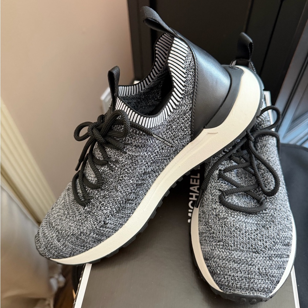 Michael Kors Men's Black and Gray Sneakers